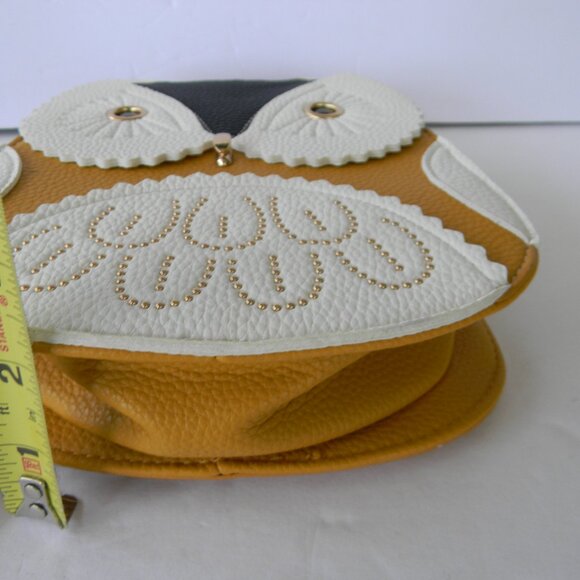 MELLOW WORLD CUTE OWL FAUX LEATHER SMALL CROSSBODY BAG - Picture 5 of 7